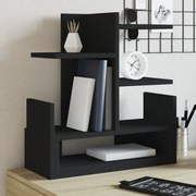 Organizer Per La Scrivania Nero 49x20x52,5 Cm İn Multistrato /