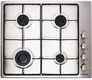 Piano Cottura Gas 4 Fornelli da Incasso 60cm Acciaio Inox CHW6LX - Candy