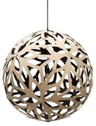 David Trubridge - Floral Lampada a Sospensione Ø60 Nero 1 Lato David Trubridge