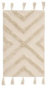 Tappeto in cotone lavabile crema 50x80 cm - Casa Selección