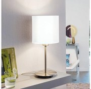 Eglo 54744 - Lampada da tavolo ANADIA 1xE14/40W/230V bianco/cromo opaco
