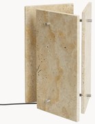 Lampada da tavolo a LED in travertino con luce regolabile Oeste