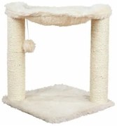 Albero tiragraffi per gatti Trixie Baza Crema Legno Sisal 50 cm