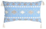 Cuscino DKD Home Decor 60 x 15 x 35 cm Azzurro Bianco