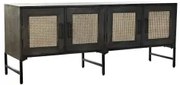 Credenza DKD Home Decor Marrone Rattan Legno di mango (155 x 40 x 61,5 cm)