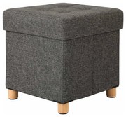 Pouf SULTAN 38x40 cm grigio scuro