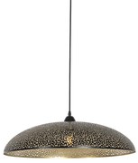 Lampada a sospensione orientale nera con oro 60 cm - Japke