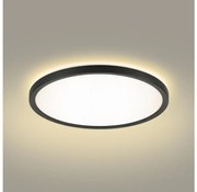 Brilagi - Lampada LED da bagno ULTRA SLIM LED/18W/230V diametro 30 cm nero IP54