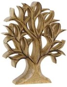 Statua Decorativa DKD Home Decor 25 x 4 x 30 cm Naturale Albero (1 Unità)