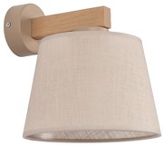 Brilagi - Lampada da parete LATTE SABIA 1xE27/15W/230V pino/beige