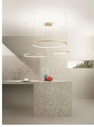 Sospensione multipla 3 led soel oro 3000k max 6720lm 113w dimmerabi...