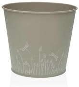 Vaso Versa Zink Grigio Metallo (16 cm)