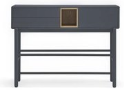 Consolle grigio scuro 35x120 cm Corvo - Teulat