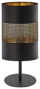Lampada da tavolo BOGART 1xE27/15W/230V nero/oro