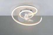 Lundqvist plafoniera led 2.700 - 6.500 k 3800lm 32w con ventilatore...