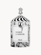 Candela profumata fatta a mano Miracle (ambra, rosa & patchouli)