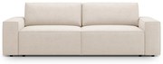 Divano letto in tessuto bouclé beige 247 cm Jodie - Micadoni Home