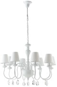 Lampadario Arthur Classico Colore Bianco 40W