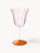 Set di 2 bicchieri da vino fatti a mano in vetro borosilicato Eve