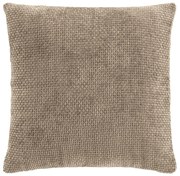 Cuscino decorativo in ciniglia 45x45 cm Leo – douceur d'intérieur