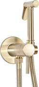 Rubinetto bidet Rea Lungo Loop Gold Brush