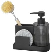 WENKO 54654100 - Organizer PINA 16x17 cm nero