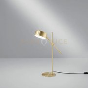 Lampada da tavolo eiffel orientabile oro 1 luce attacco e14 42x16x5...