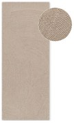Passatoia beige in lana tessuta a mano 80x300 cm Eleni Light Beige – Hanse Home
