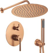 Set doccia da incasso Rea Argon Brush Copper  + BOX