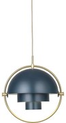 GUBI - Multi-Lite Lampada a Sospensione Ø36 Ottone/Blu Mezzanotte GUBI