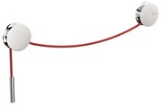 Portasciugamani da parete Diabolo cromato, L 5 cm
