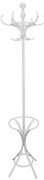 appendiabiti da terra con portaombrelli stile provenzale in ferro verniciato cm 43x 38 x 180 h