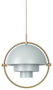 GUBI - Multi-Lite Lampada a Sospensione Ø36 Ottone/Sea Grey GUBI