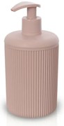 Dispenser sapone da appoggio rosa in plastica Ring