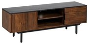 Mobile TV ABNER Marrone Nero Ferro Legno di mango 140 x 40 x 50 cm