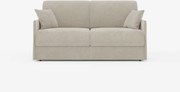 Evans divano letto matrimoniale sfoderabile - design compatto e vano porta guanciali in tessuto smacchiabile T23