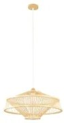 Lampadario DKD Home Decor Marrone Bambù (50 x 50 x 23 cm)