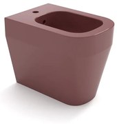 Bidet filomuro tuttoevo OLYMPIA CERAMICA Melanzana lucido