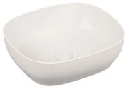 Lavabo da appoggio quadrato Outline square di Vitra sanitari in ceramica bianca 5994B403-0016