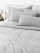 Copripiumino in flanella con motivo a spina di pesce Wanda