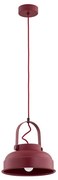 Argon 8286 - Lampadario a sospensione con filo DAKOTA 1xE27/15W/230V rosso