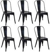 AGATHA - Set 6 sedie industrial