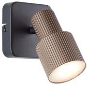 Brilliant - Luce Spot da parete a LED CADIZ 1xGU10/5W/230V bronzo