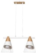 Rabalux 5666 - Lampadario a sospensione con filo ISAAC 2xE27/60W/230V
