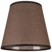 Paralume di ricambio LORENZO E27 diametro 16 cm marrone