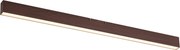 Plafoniera moderna effetto legno noce con LED integrato, dimmerabile a 3 livelli e selettore DIP (2700-4000K) - Keane