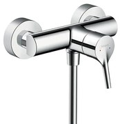 Rubinetto per doccia getto laminare cristallino monocomando Talis S cromo lucido HANSGROHE
