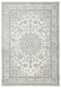 Tappeto in grigio chiaro in misto cotone 140x200 cm Persan – douceur d'intérieur