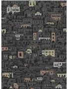 Cole & Son Carta da parati Mediterranea - Charcoal/ Metallic