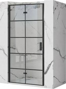Porta doccia Rea Molier Black 80 + profilo